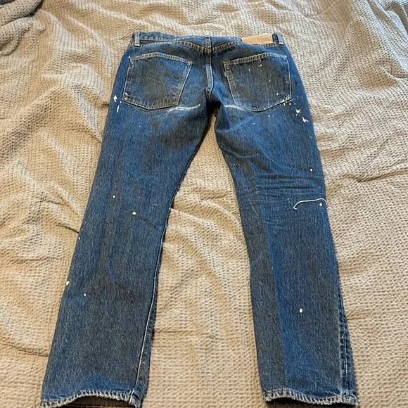 Orslow Made In Japan 107 Ripped Denim Jeans Size 32/28